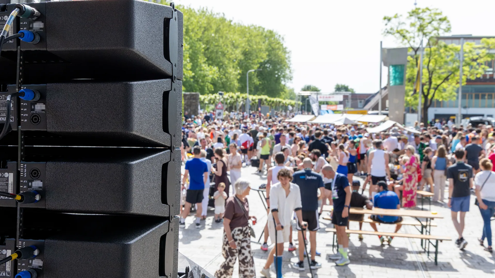Geluid en omroep bij de IJsselsteinloop
