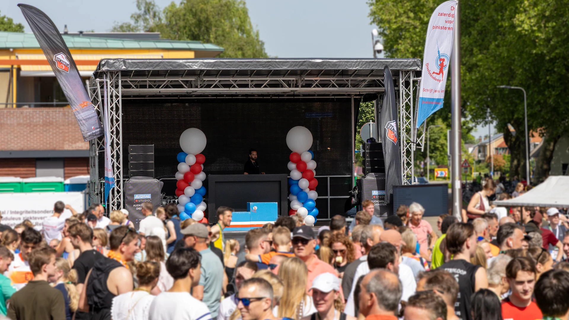 Geluid en omroep bij de IJsselsteinloop